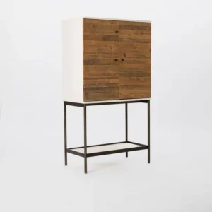 Rustic bar cabinet